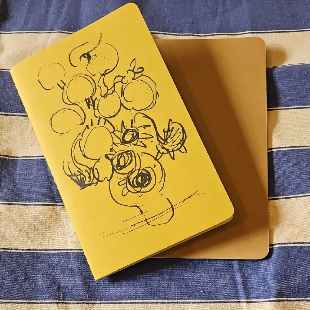 Artistic MOLESKINE notebook